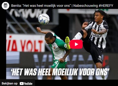 Interview Mimeirhel Benita na Heracles Almelo - Feyenoord
