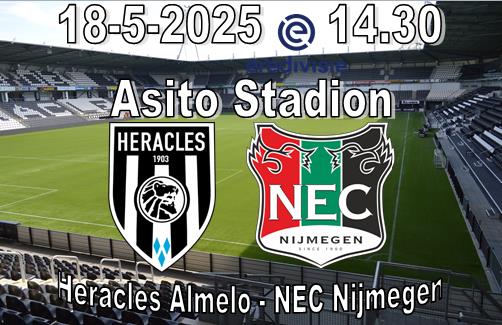 Heracles Almelo verliest de laatste wedstrijd van seizoen 2024/2025