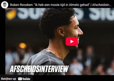 Afscheidsinterview Ruben Roosken