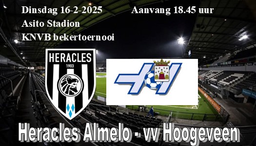 Heracles Almelo door in bekertoernooi