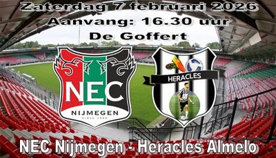 Heracles Almelo ook onderuit in Nijmegen