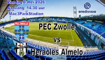 Heracles Almelo verliest Overijssels onderonsje van PEC Zwolle