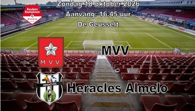 Heracles Almelo pakt ruime winst in Maastricht