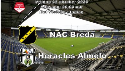 Heracles Almelo komt niet verder dan 1-1 in Breda 